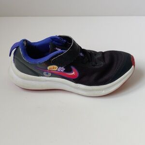 Nike Star Runner Kids’ Running Shoes (Black/Pink) - Size 1